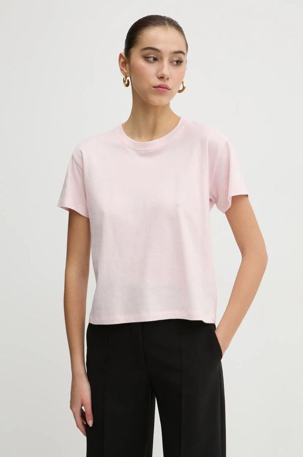 Hollister Co. Kratka majica Hollister Co. ženska, roza barva, KI339-3705