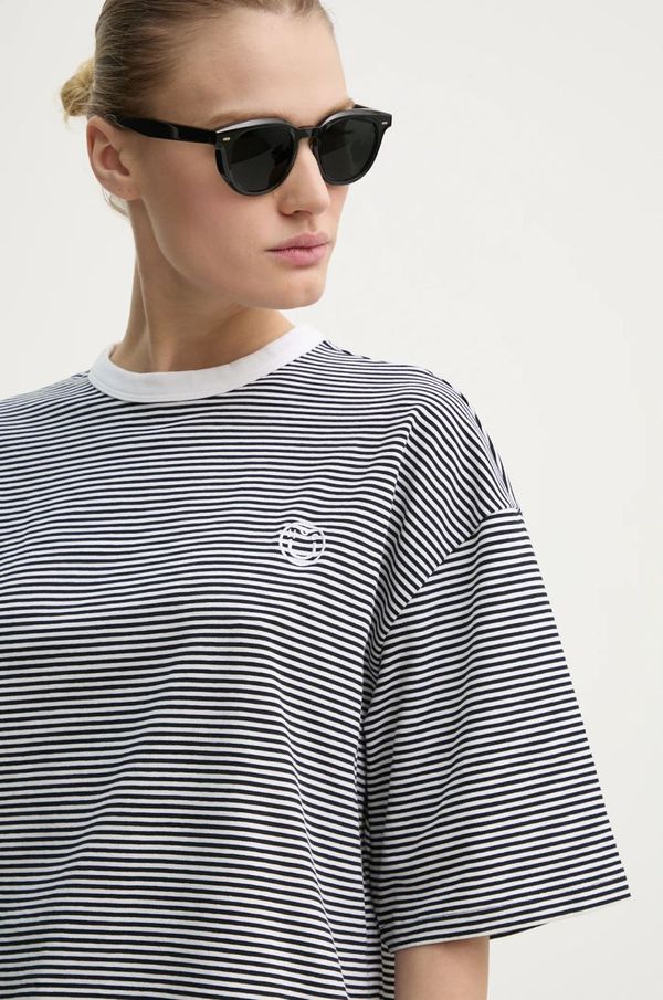 Hugo Blue Kratka majica Hugo Blue ženska, črna barva, 50531175