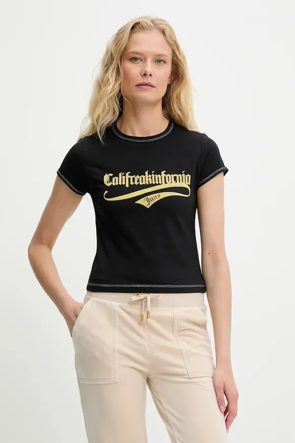 Juicy Couture Kratka majica Juicy Couture CALIFREAKINFORNIA BABY T-SHIRT