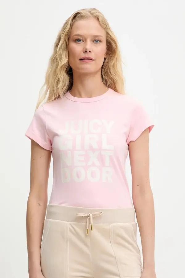 Juicy Couture Kratka majica Juicy Couture JUICY GIRL NEXT DOOR HILTON T-SHIRT