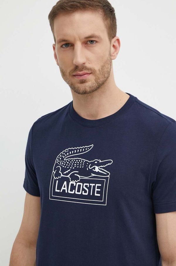 Lacoste Kratka majica Lacoste moški, mornarsko modra barva