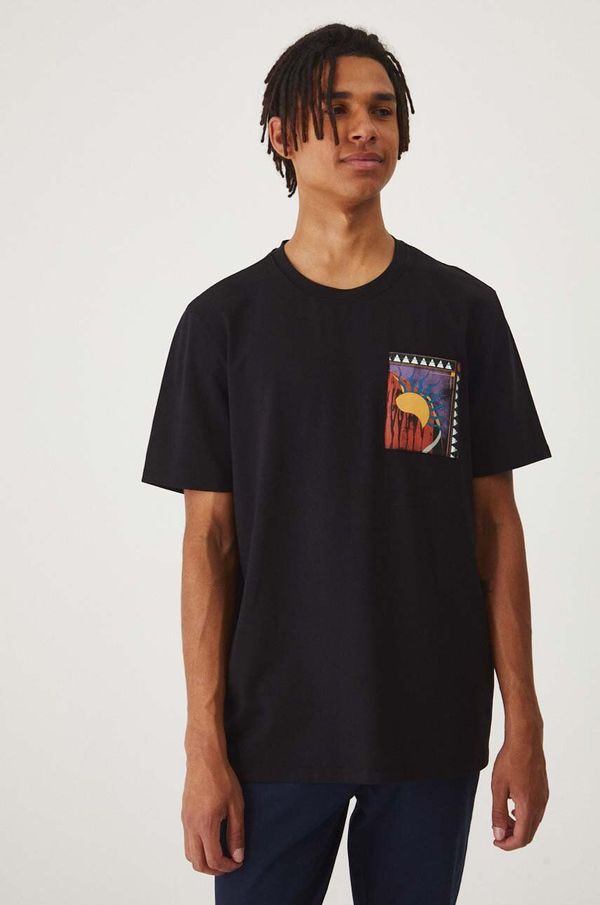 Medicine Kratka majica Medicine moški, črna barva