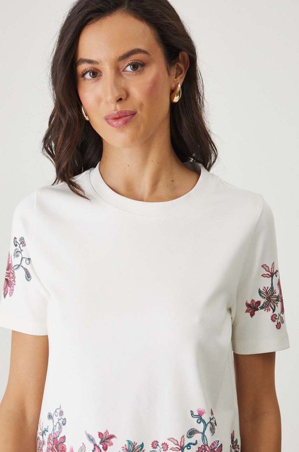 Medicine Kratka majica Medicine ženski, bež barva