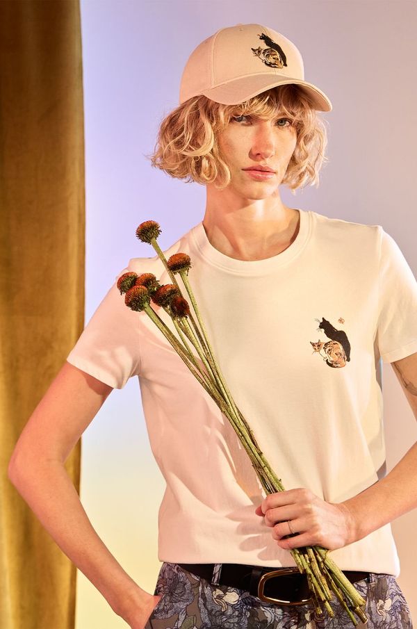 Medicine Kratka majica Medicine ženski, bež barva