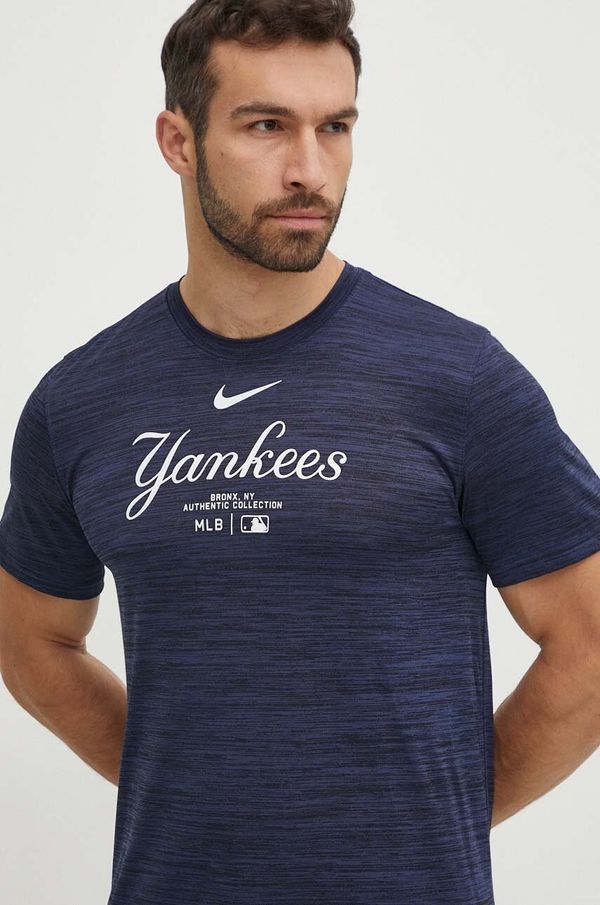 Nike Kratka majica Nike New York Yankees moška, mornarsko modra barva