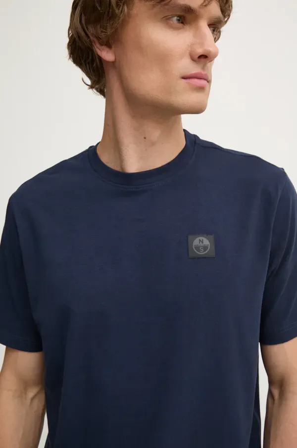 North Sails Kratka majica North Sails moška, mornarsko modra barva, 692860