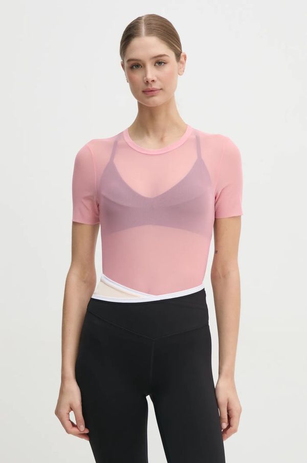 P.E Nation Kratka majica P.E Nation Discovery ženska, roza barva, 244T217