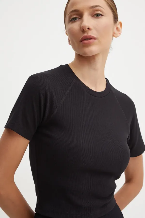 P.E Nation Kratka majica P.E Nation Freeplay ženska, črna barva, 243T311