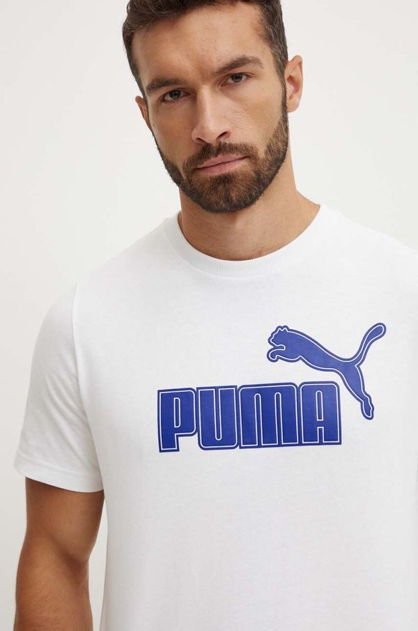 Puma Kratka majica Puma moška, bela barva, 681861