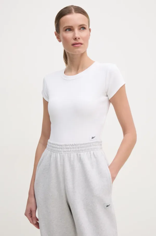 Reebok Classic Kratka majica Reebok Classic ženska, bela barva, 100214199