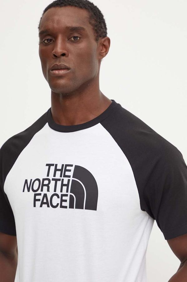 The North Face Kratka majica The North Face Raglan Easy Tee moška, bela barva, NF0A8A6EFN41