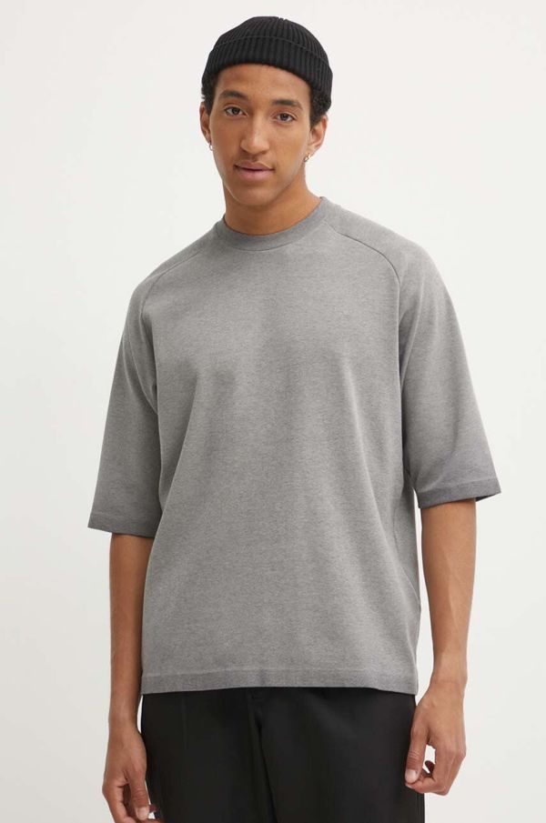 Won Hundred Kratka majica Won Hundred moška, siva barva, 3144-12074