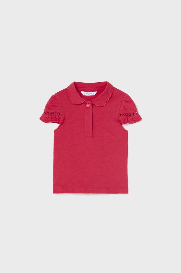 Mayoral Kratka majica za dojenčka Mayoral rdeča barva