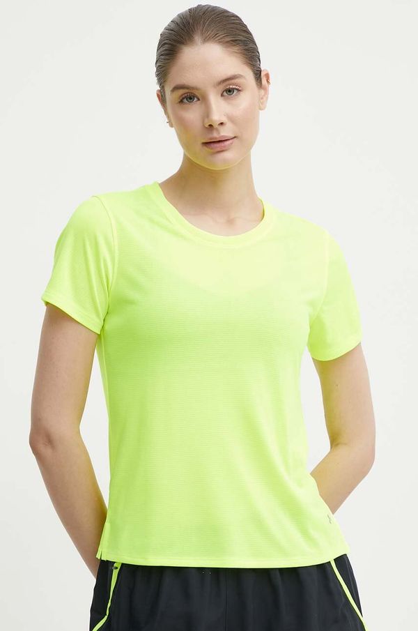 Under Armour Kratka majica za tek Under Armour Streaker rumena barva
