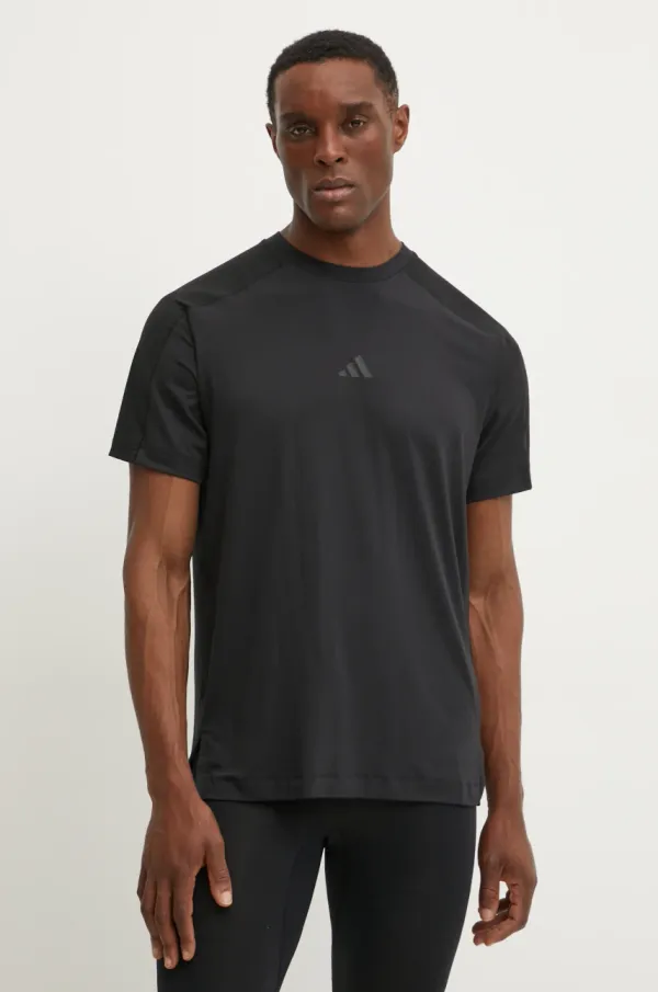 adidas Performance Kratka majica za vadbo adidas Performance Puremotion črna barva, JE5690