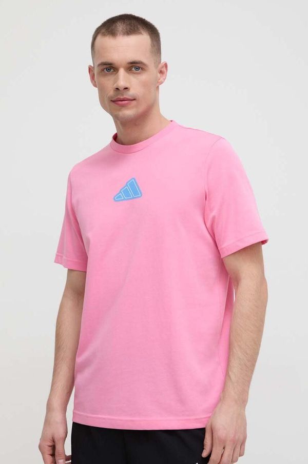 adidas Performance Kratka majica za vadbo adidas Performance roza barva