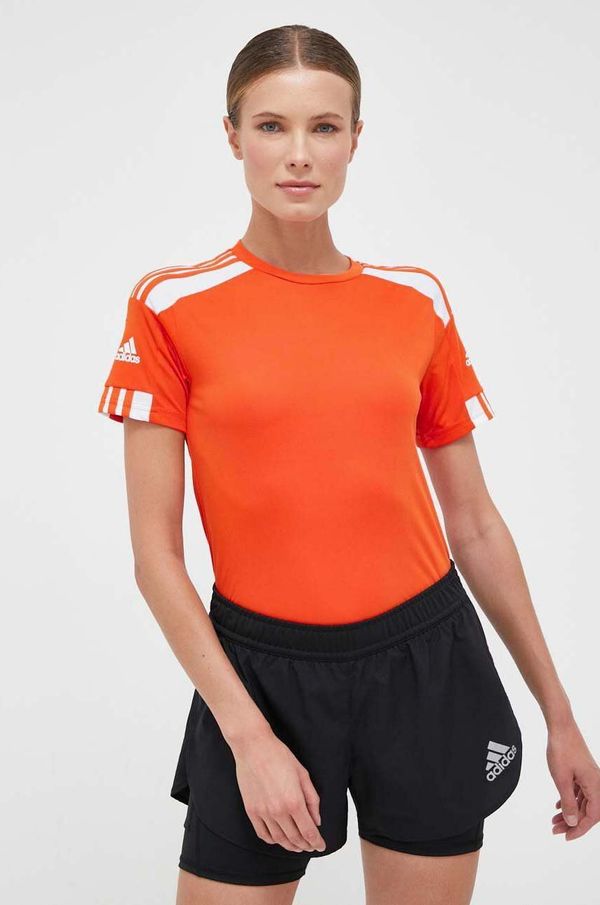 adidas Performance Kratka majica za vadbo adidas Performance Squadra 21 oranžna barva