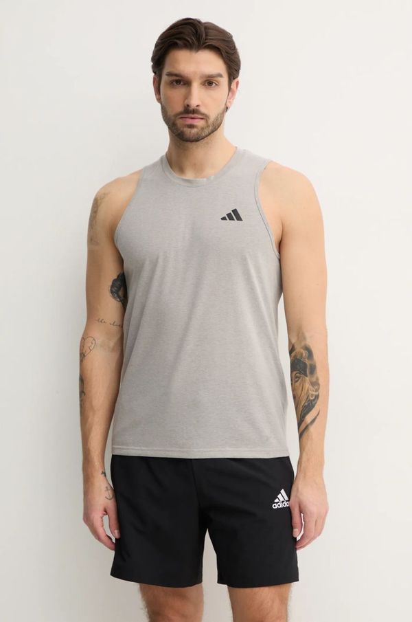 adidas Performance Kratka majica za vadbo adidas Performance Train Essentials siva barva, IC6950