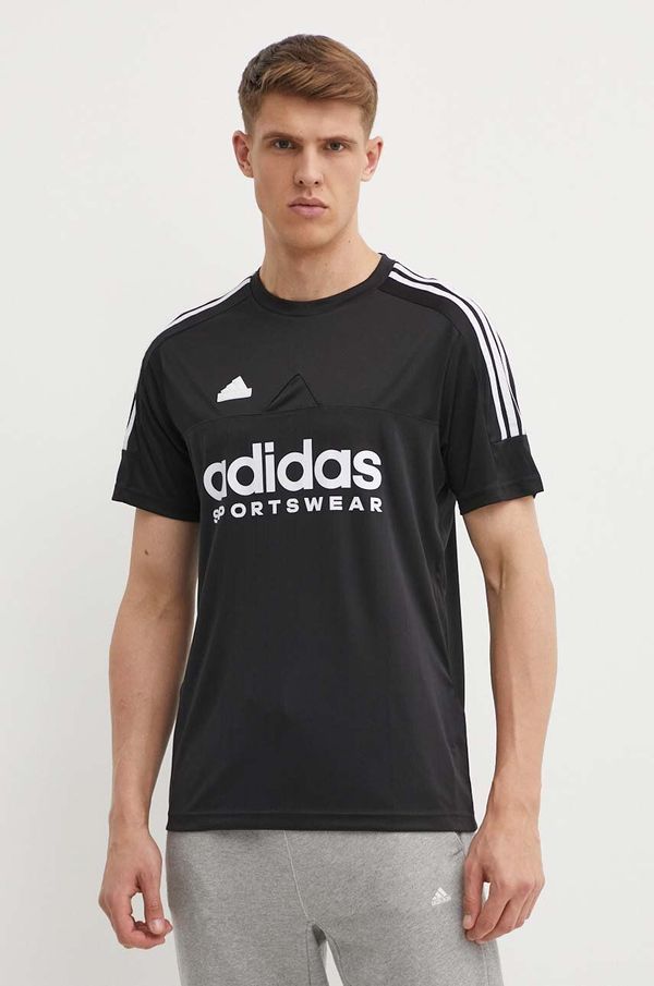 adidas Kratka majica za vadbo adidas Tiro črna barva, IP3779