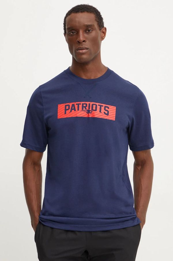 Nike Kratka majica za vadbo Nike New England Patriots mornarsko modra barva, 02FF-41S-8K-B73