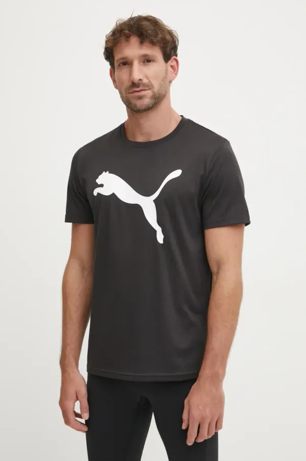 Puma Kratka majica za vadbo Puma Tad Essentials Solid Cat črna barva, 525921