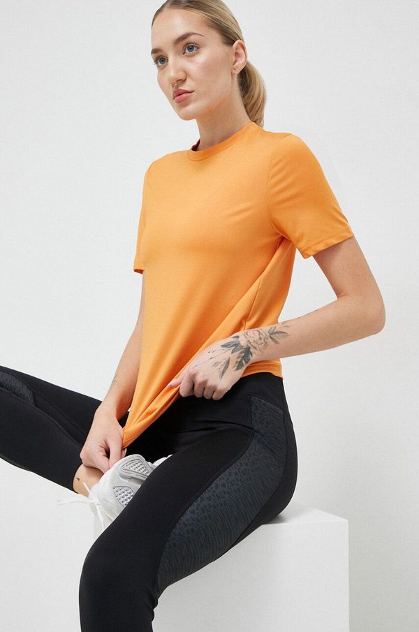 Reebok Kratka majica za vadbo Reebok Workout Ready oranžna barva