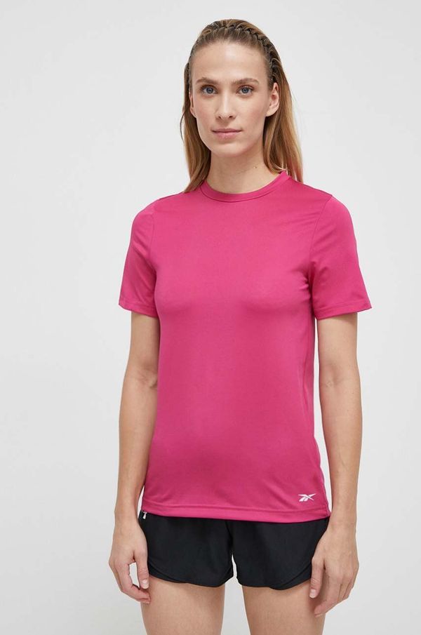 Reebok Kratka majica za vadbo Reebok Workout Ready roza barva