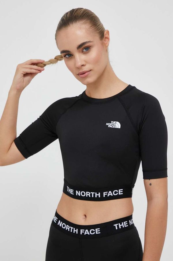 The North Face Kratka majica za vadbo The North Face črna barva