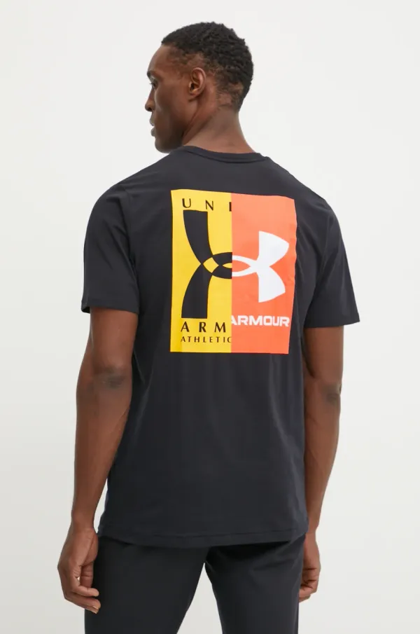 Under Armour Kratka majica za vadbo Under Armour črna barva, 1390165