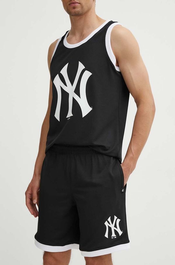 47 brand Kratke hlače 47 brand MLB New York Yankees moške, črna barva, BB017PMBSEY617750JK