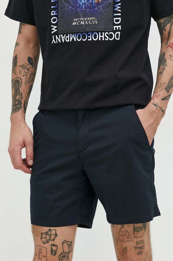 Abercrombie & Fitch Kratke hlače Abercrombie & Fitch moški, črna barva