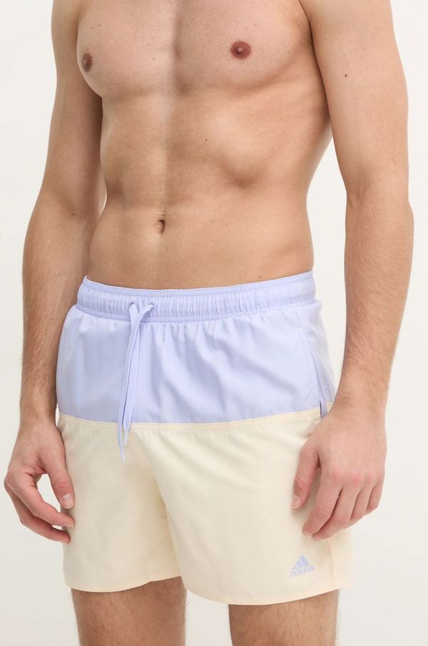 adidas Kratke hlače adidas Colorblk Clx Sl vijolična barva, JF8759