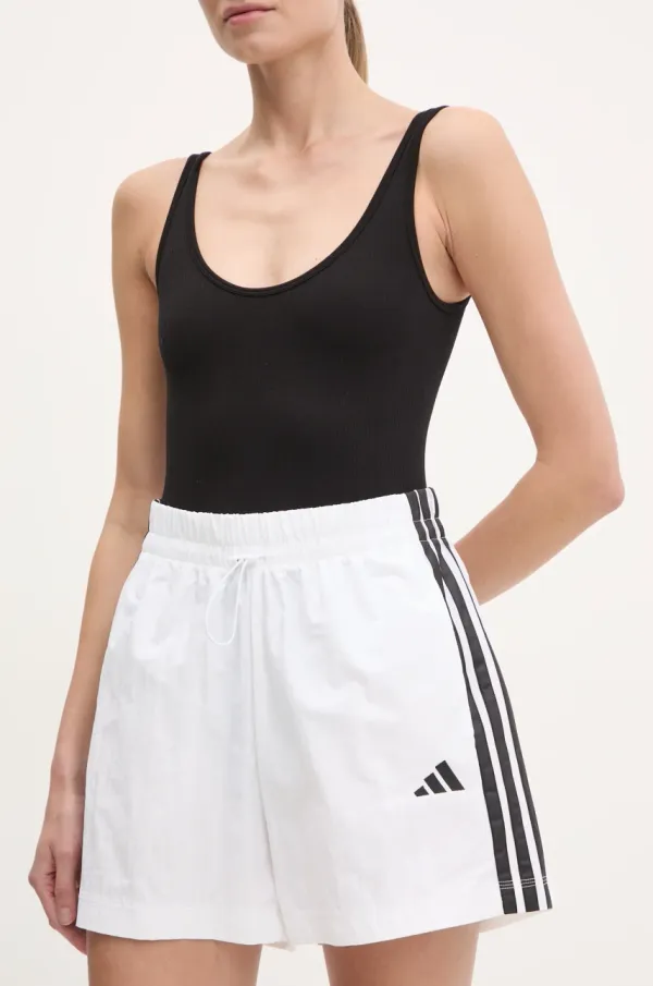 adidas Kratke hlače adidas Essentials ženske, bela barva, JE1310