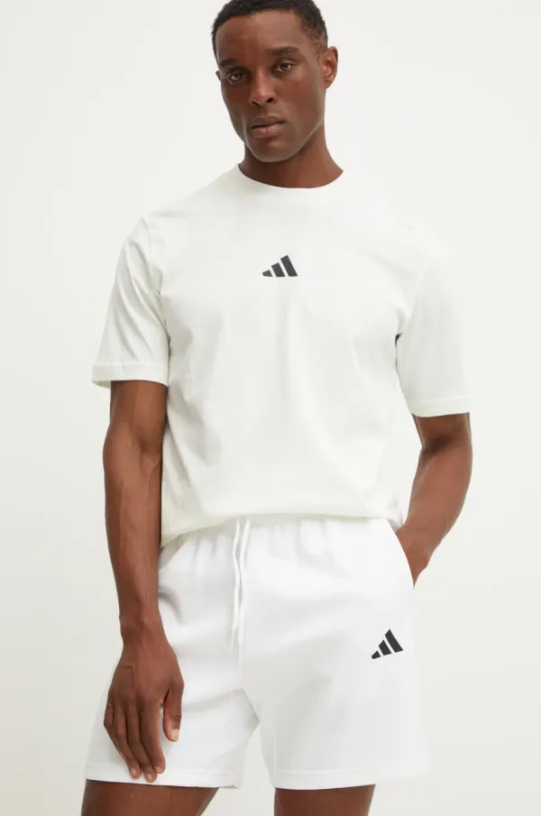 adidas Kratke hlače adidas Future Icons moške, bela barva, JD4957