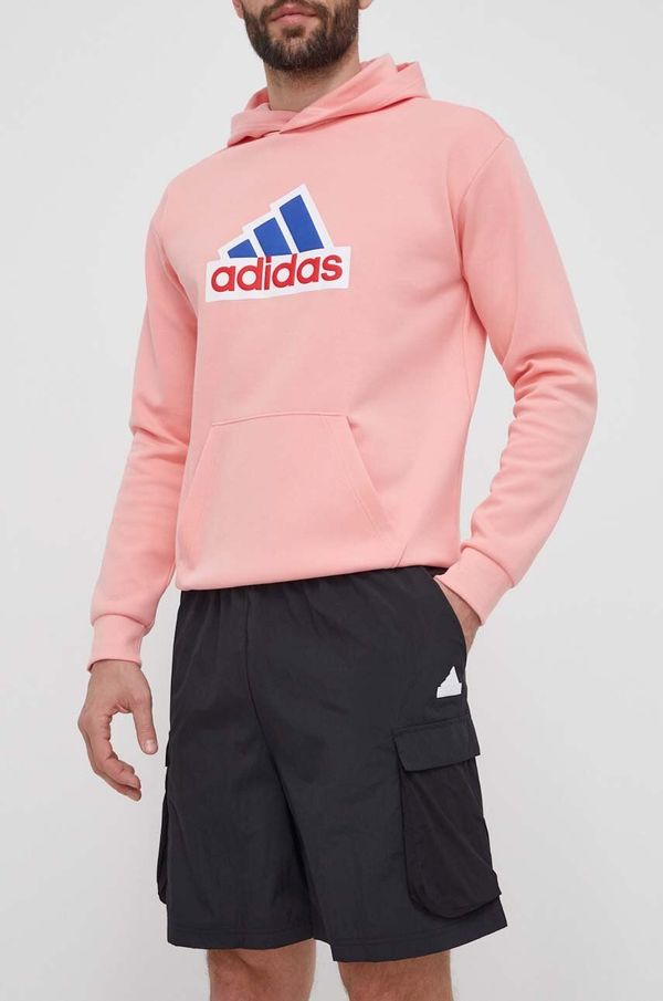 adidas Kratke hlače adidas moške, črna barva, IS7612