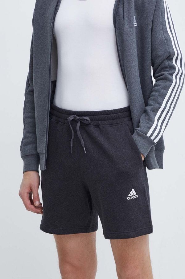 adidas Kratke hlače adidas moški, siva barva