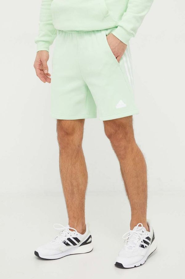 adidas Kratke hlače adidas moški, zelena barva