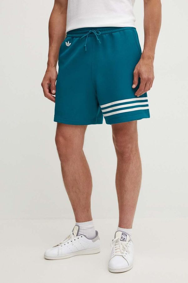 adidas Originals Kratke hlače adidas Originals Adicolor moške, turkizna barva, JF9150