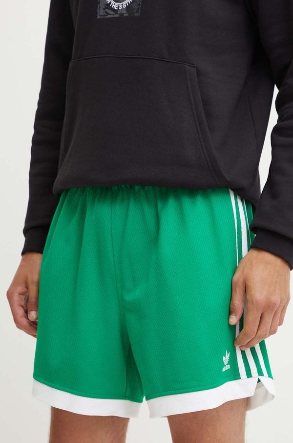 adidas Originals Kratke hlače adidas Originals Adicolor moške, zelena barva, IZ2448