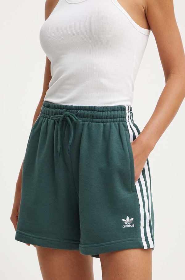 adidas Originals Kratke hlače adidas Originals ženske, zelena barva, IY2156