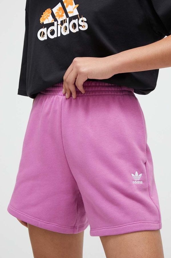 adidas Originals Kratke hlače adidas Originals ženski, roza barva