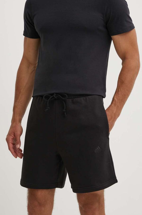 adidas Kratke hlače adidas Pride moške, črna barva, IX3085