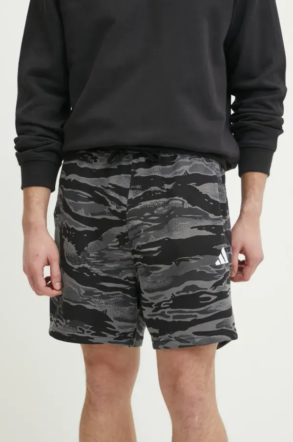 adidas Kratke hlače adidas Sea Camo moške, črna barva, JD8076