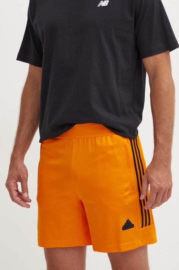 adidas Kratke hlače adidas Tiro moške, oranžna barva, IY4491