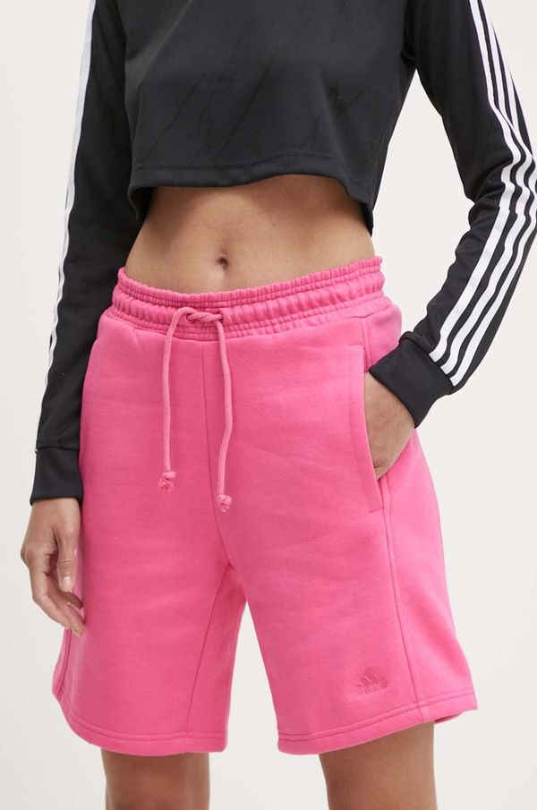 adidas Kratke hlače adidas ženske, roza barva, IW1256