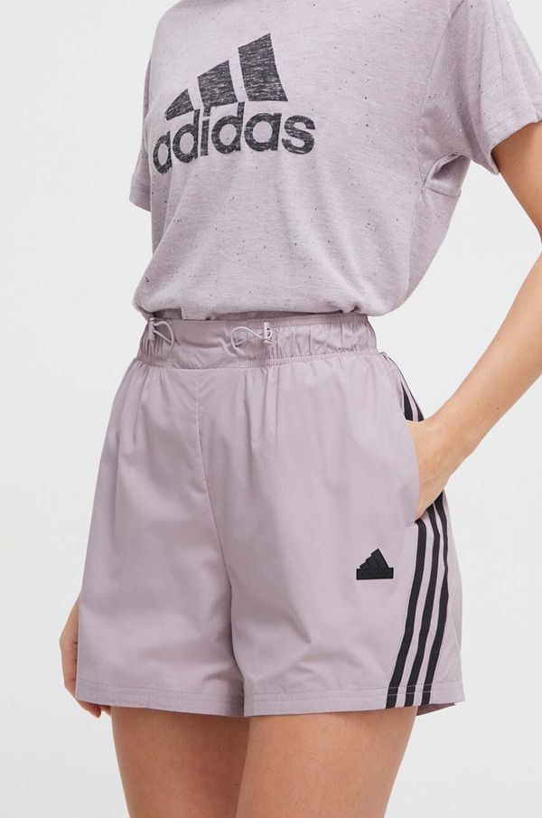 adidas Kratke hlače adidas ženski, roza barva