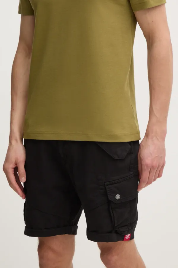 Alpha Industries Kratke hlače Alpha Industries Combat moške, črna barva