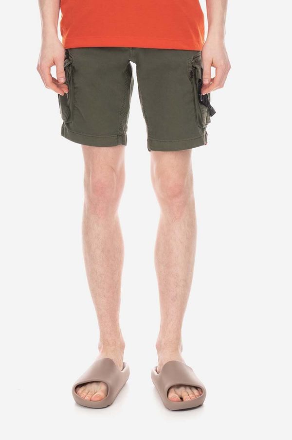 Alpha Industries Kratke hlače Alpha Industries Special OPS Short 106254 142 moške, zelena barva