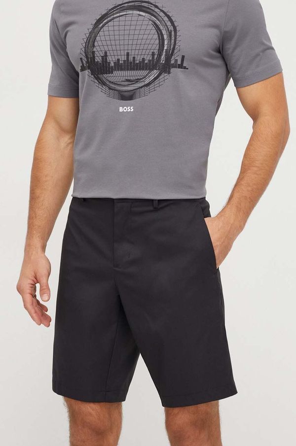 Boss Green Kratke hlače Boss Green moški, črna barva