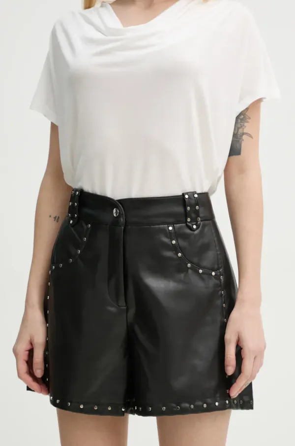 Bruuns Bazaar Kratke hlače Bruuns Bazaar ženske, črna barva, BBW4393